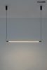 Moosee Ombre Level 100 LED Függőlámpa Acél Fekete Minimalista