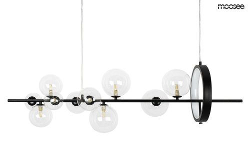 MOOSEE Alure Line 120 Függőlámpa Fém Fekete LED Gyűrűvel