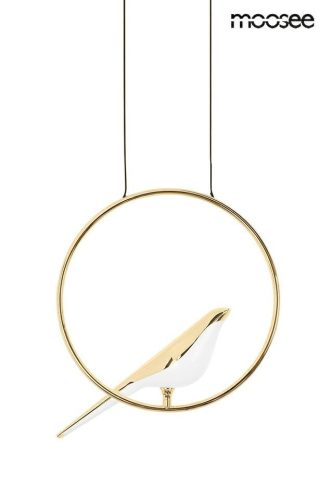 MOOSEE BIRD Arany-Fehér LED Függőlámpa