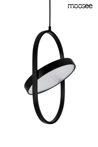 Moosee Spinner 26 Forgatható LED Függőlámpa Fekete Matt Fém