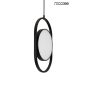 Moosee Spinner 26 Forgatható LED Függőlámpa Fekete Matt Fém