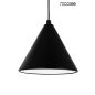 Moosee Acustica Geometrikus LED Függőlámpa Fém-Alumínium Fekete