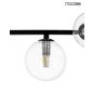 Moosee Alure Line Twin 120 Függőlámpa Fém Fekete LED