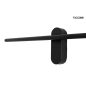 Moosee Tobia LED Fali Lámpa Fekete 360° Forgatható