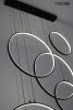 Moosee Circulo Six Fekete LED Függőlámpa