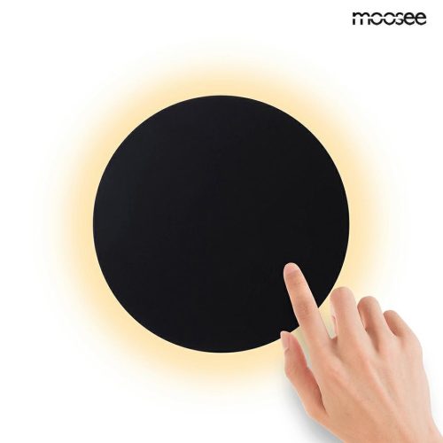 Moosee Shadow Sun 25 Érintésvezérelt LED Fali Lámpa Fekete