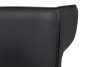 King Home VITA Forgó Fotel Velvet/PU Bőr Fekete