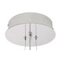 King Home Constellation 120 LED Függőlámpa Szálcsiszolt Acél Kristály