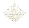 King Home Constellation 100 Gold LED Függőlámpa Kristály Arany