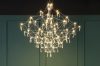 King Home Constellation 100 Gold LED Függőlámpa Kristály Arany