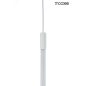 Moosee Ombre 80 LED Függőlámpa Acél Fehér Minimalista