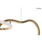 MOOSEE Jazz 6 LED Függőlámpa Arany Gyűrűs