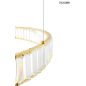 Moosee Liberty 3B Kristály Arany LED Függőlámpa