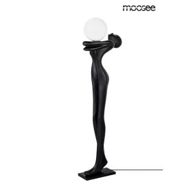 MOOSEE Human Moon Állólámpa Üvegszálas Fekete