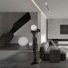 MOOSEE HUMAN MOON állólámpa - üvegszál, üveg