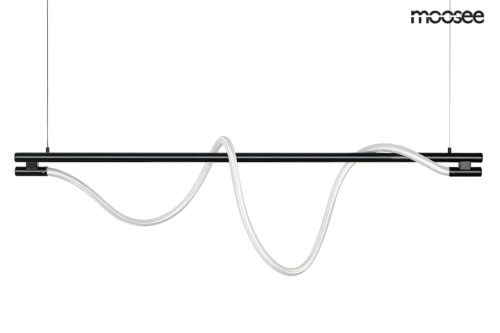 MOOSEE Serpiente 120 LED Függőlámpa Fekete-Fehér Hullámos