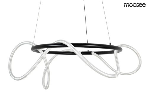 Moosee Serpiente 60 LED Függőlámpa Fekete Gyűrű Dekoratív