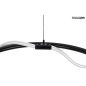 Moosee Serpiente 60 LED Függőlámpa Fekete Gyűrű Dekoratív