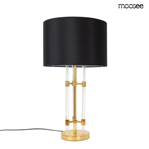Moosee Moxy Asztali Lámpa Üveg Arany-Fekete Elegáns