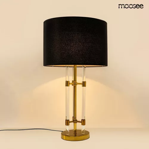 Moosee Moxy Asztali Lámpa Üveg Arany-Fekete Elegáns