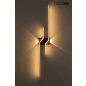Moosee Roche 100 LED Fali Lámpa Fekete Acél Minimalista