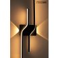 Moosee Roche 100 LED Fali Lámpa Fekete Acél Minimalista