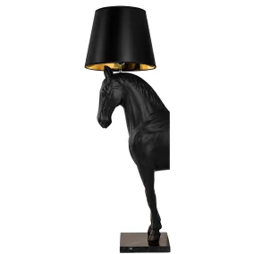 Állólámpa HORSE STAND S fekete - üvegszálas lámpa