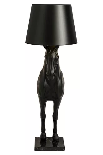 Állólámpa HORSE STAND S fekete - üvegszálas lámpa