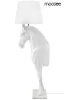 King Home Horse Stand M Ló Alakú Állólámpa Üvegszálas Fehér