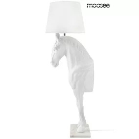  King Home Horse Stand M Ló Alakú Állólámpa Üvegszálas Fehér