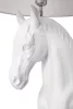 King Home Horse Stand M Ló Alakú Állólámpa Üvegszálas Fehér