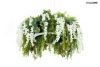 Moosee Gardens Wisteria 90 LED Függőlámpa Művirág Fehér Természetes