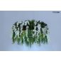 Moosee Gardens Wisteria 90 LED Függőlámpa Művirág Fehér Természetes