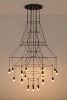 King Home Flusso 20 Geometrikus LED Függőlámpa Fekete
