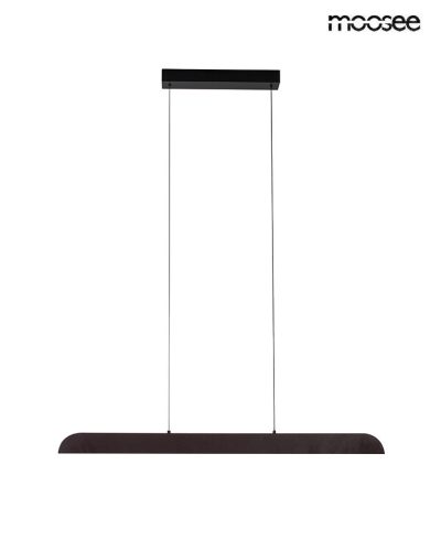 MOOSEE LINEA Fekete LED Függőlámpa Bőr Borítással