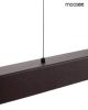 MOOSEE LINEA Fekete LED Függőlámpa Bőr Borítással