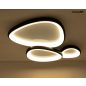 Moosee AREA 3 LED Mennyezeti Lámpa Fekete Organikus Forma