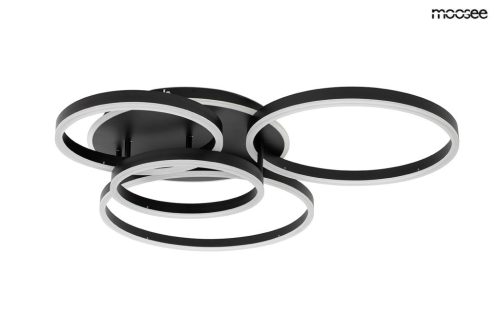 MOOSEE RINGS 5 LED Mennyezeti Lámpa Fekete