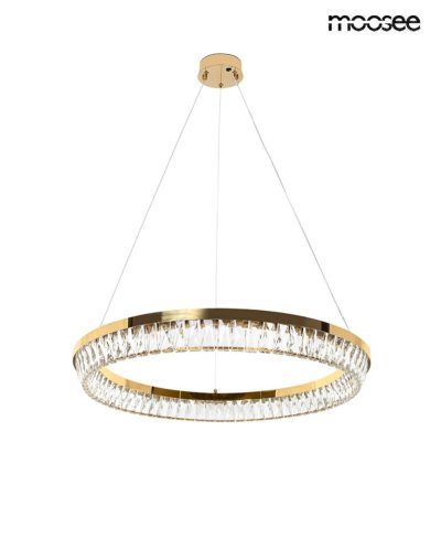 MOOSEE Savoy 80 LED Kristály Függőlámpa Arany