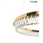 MOOSEE Savoy 80 LED Kristály Függőlámpa Arany