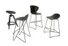 King Home ROLF Polipropilén Bárszék Fekete Modern PC-148A.76