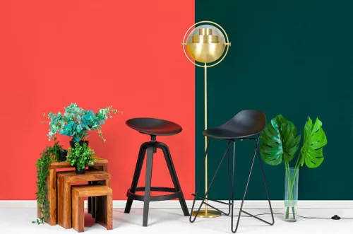 King Home Persy Bárszék Polipropilén Fekete Minimalista