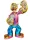 King Home Popeye Üvegszálas Dekorációs Figura 185 cm Többszínű