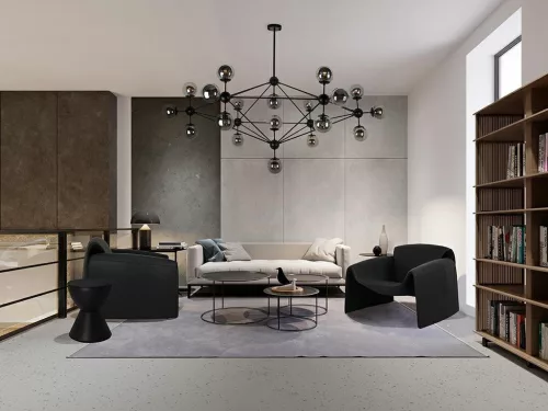 Modesto Design Tamburo Multifunkciós Polipropilén Ülőke Fekete