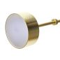 King Home CAPRI 6 LED Függőlámpa Arany Üveggömbökkel