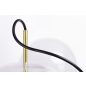 King Home CAPRI 6 LED Függőlámpa Arany Üveggömbökkel