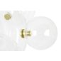 King Home Capri Line 3 Üveg Függőlámpa Arany LED
