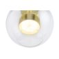 King Home Capri Wall Üveg Gömb Fali Lámpa Arany LED