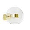 King Home Capri Fali Lámpa Üveg Arany LED