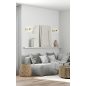 King Home Capri Fali Lámpa Üveg Arany LED